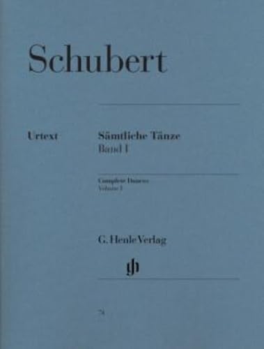 Sämtliche Tänze 1. Klavier: Instrumentation: Piano solo (G. Henle Urtext-Ausgabe) Sämtliche Tänze 1. Klavier: Instrumentation: Piano solo (G. Henle Urtext-Ausgabe)