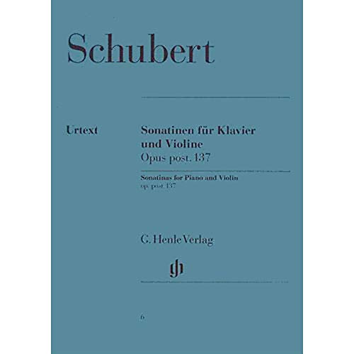 Sonatinen Op 137. Violine, Klavier: Besetzung: Violine und Klavier (G. Henle Urtext-Ausgabe) von Henle, G. Verlag