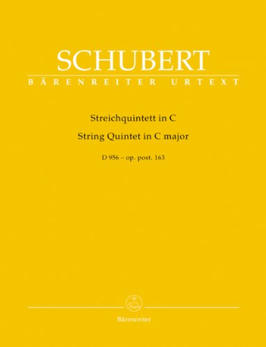 Streichquintett C-Dur op. post 163 D 956. Stimmensatz, Urtextausgabe