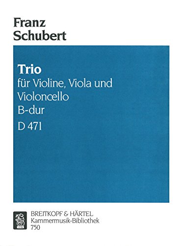 Streichtrio B-dur D 471 (KM 750)