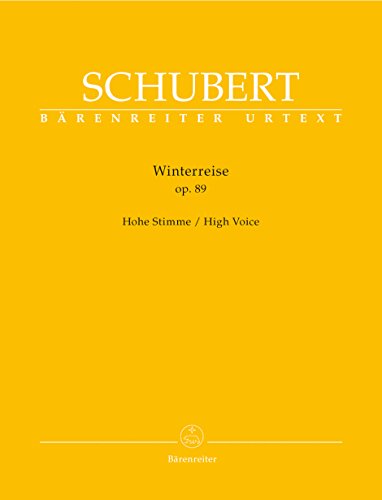 Winterreise op. 89 (Hohe Stimme). Singpartitur, Urtextausgabe