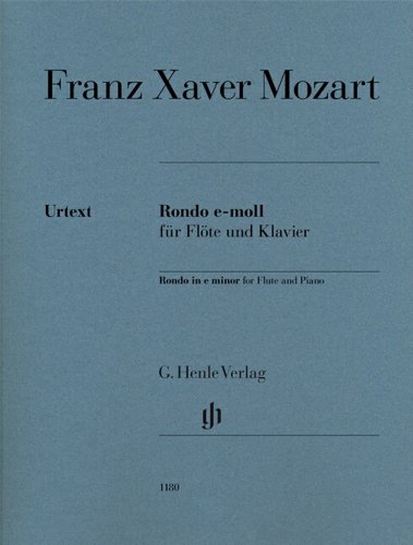 Rondo e-moll für Flöte und Klavier: Besetzung: Flöte und Klavier (G. Henle Urtext-Ausgabe) von G. Henle Verlag