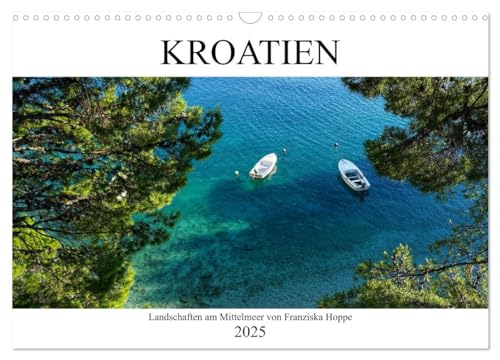 Kroatien - Landschaften am Mittelmeer (Wandkalender 2025 DIN A3 quer), CALVENDO Monatskalender