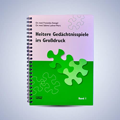 Heitere Gedächtnisspiele im Großdruck, Bd.1: Mit 20 Spielübungen (Heitere Gedächtnisspiele im Grossdruck)