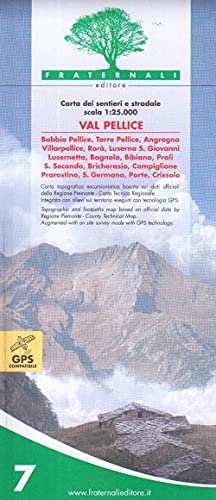 Val Pellice 1 : 25 000 Val Pellice 1 : 25 000 von Fraternali Editore