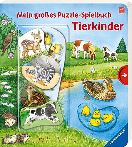 Mein großes Puzzle-Spielbuch: Tierkinder - Kinderbuch ab 2 Jahren, mit 10 Puzzleteilen Mein großes Puzzle-Spielbuch: Tierkinder - Kinderbuch ab 2 Jahren, mit 10 Puzzleteilen von Ravensburger