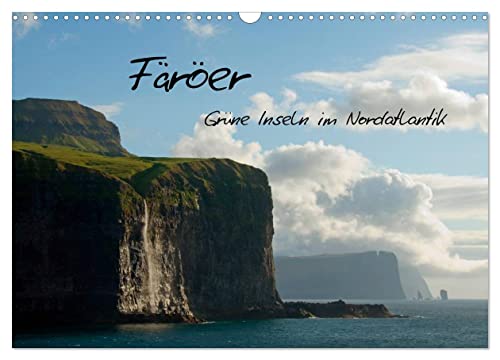 Färöer (Wandkalender 2024 DIN A3 quer), CALVENDO Monatskalender