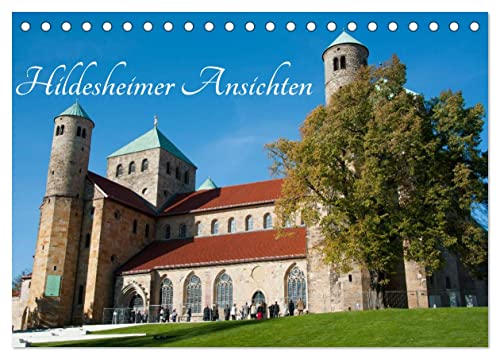 Hildesheimer Ansichten (Tischkalender 2024 DIN A5 quer), CALVENDO Monatskalender