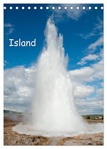 Island (Tischkalender 2024 DIN A5 hoch), CALVENDO Monatskalender
