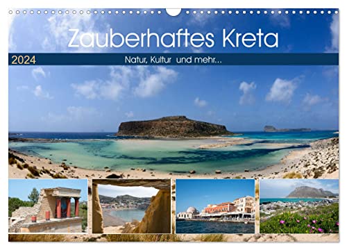 Zauberhaftes Kreta (Wandkalender 2024 DIN A3 quer), CALVENDO Monatskalender
