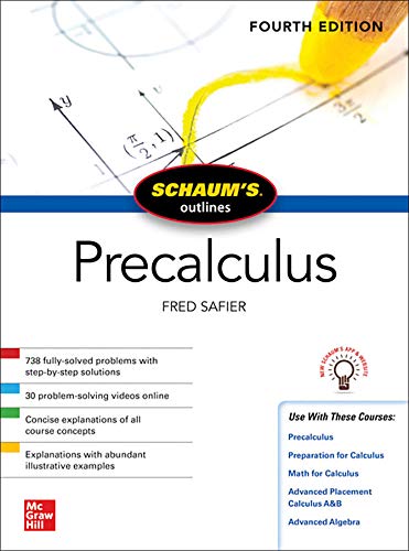 Schaum's Outline of Precalculus, Fourth Edition (Schaum's Outlines) von McGraw-Hill Education