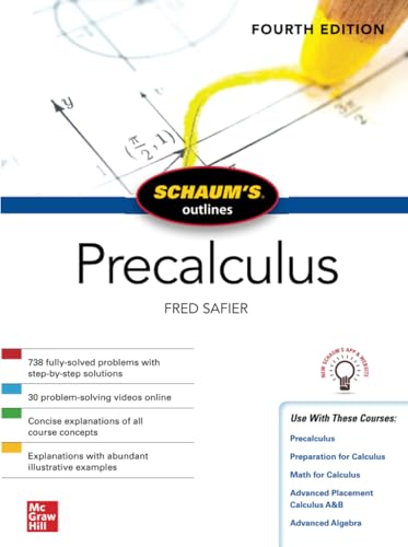 Schaum's Outline of Precalculus, Fourth Edition (Schaum's Outlines)