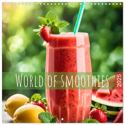 World of smoothies (Wall Calendar 2025 12" x 24" / 30 x 60 cm (open)) CALVENDO 12 Month Wall Calendar von CALVENDO