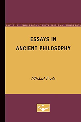 Essays in Ancient Philosophy Essays in Ancient Philosophy