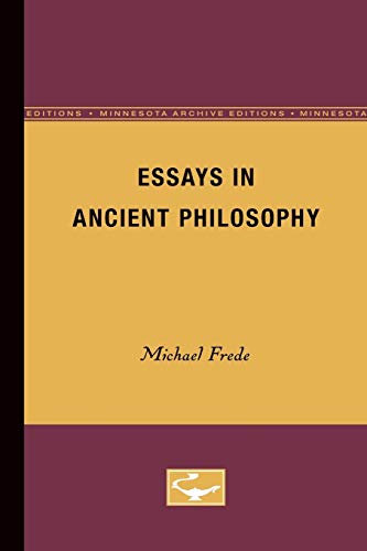 Essays in Ancient Philosophy von University of Minnesota Press