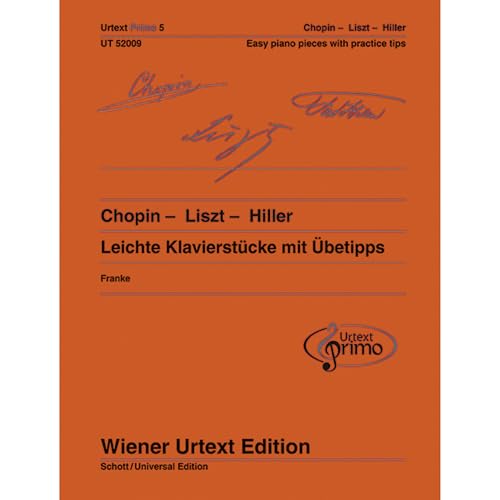 CHOPIN - LISZT - HILLER BAND 5 PIANO von SCHOTT