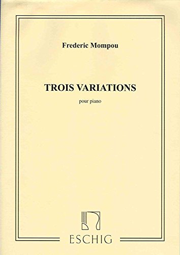 3 VARIATIONS PIANO PIANO