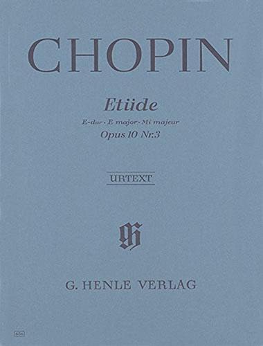 Etüde E-dur op. 10,3: Besetzung: Klavier zu zwei Händen (G. Henle Urtext-Ausgabe) Etüde E-dur op. 10,3: Besetzung: Klavier zu zwei Händen (G. Henle Urtext-Ausgabe)