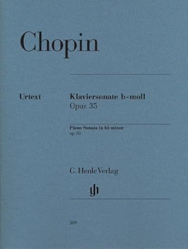 Klaviersonate b-moll op. 35: Instrumentation: Piano solo (G. Henle Urtext-Ausgabe) von Henle, G. Verlag