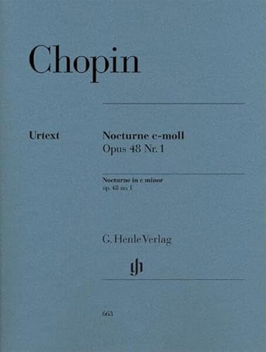 Nocturne c-moll op. 48,1: Instrumentation: Piano solo (G. Henle Urtext-Ausgabe) von Henle, G. Verlag