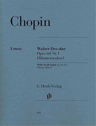 Walzer Des-dur op. 64,1 [Minute]: Besetzung: Klavier zu zwei Händen (G. Henle Urtext-Ausgabe)