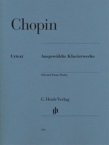 Ausgewählte Klavierwerke. Klavier zu zwei Händen (G. Henle Urtext-Ausgabe) von HENLE