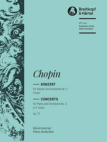 Klavierkonzert Nr. 2 f-moll op. 21 - Ausgabe für 2 Klaviere (EB 3942) von Breitkopf & Härtel