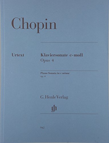 Klaviersonate c-moll op. 4: Besetzung: Klavier zu zwei Händen (G. Henle Urtext-Ausgabe) Klaviersonate c-moll op. 4: Besetzung: Klavier zu zwei Händen (G. Henle Urtext-Ausgabe)