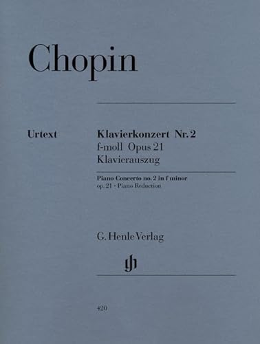 Konzert 2 F-Moll Op 21 Klav Orch. Klavier, Klavier zu 4 Händen: Instrumentation: 2 Pianos, 4-hands, Piano Concertos (G. Henle Urtext-Ausgabe)