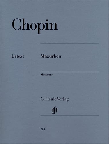 Mazurken. Klavier: Besetzung: Klavier zu zwei Händen (G. Henle Urtext-Ausgabe)