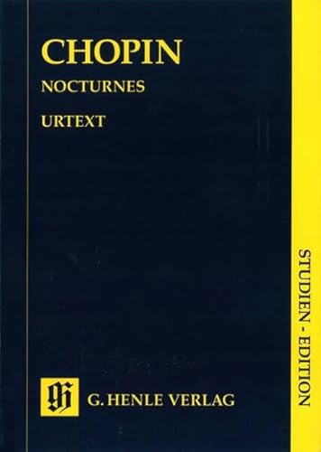 Nocturnes; Studien-Edition (Studien-Editionen: Studienpartituren) von Henle, G. Verlag