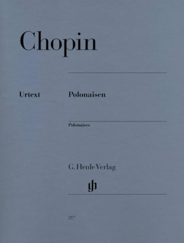 Polonaisen. Klavier: Besetzung: Klavier zu zwei Händen (G. Henle Urtext-Ausgabe)