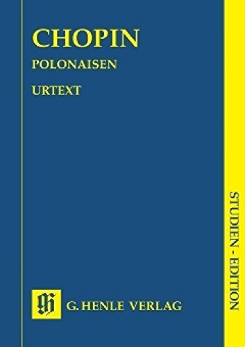 Polonaisen. Studien-Edition: Besetzung: Klavier zu zwei Händen (Studien-Editionen: Studienpartituren)