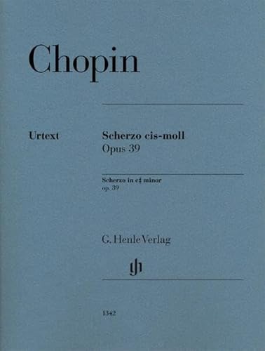 Scherzo cis-moll op. 39: Besetzung: Klavier zu zwei Händen (G. Henle Urtext-Ausgabe)