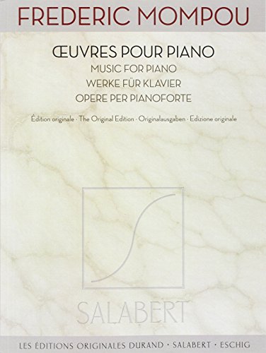 UVRES POUR PIANO PIANO von Editions Salabert