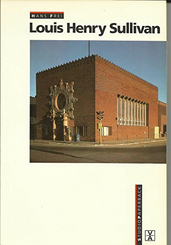Louis Henry Sullivan (Studio Paperback) von Birkhäuser