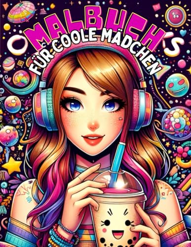 Malbuch für Coole Mädchen: Mit 50 einzigartigen Motiven – von Portraits über Muster bis hin zu Tieren und Pferden – für kreative Teenager ab 12 Jahren Malbuch für Coole Mädchen: Mit 50 einzigartigen Motiven – von Portraits über Muster bis hin zu Tieren und Pferden – für kreative Teenager ab 12 Jahren von Independently published