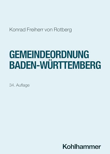 Gemeindeordnung Baden-Württemberg von Kohlhammer