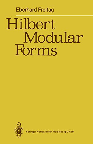 Hilbert Modular Forms von Springer