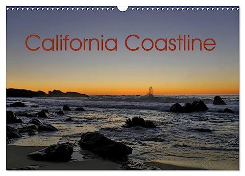 California Coasline (Wall Calendar 2025 DIN A3 landscape), CALVENDO 12 Month Wall Calendar: Landscape Photography of the coastline between Half Moon Bay and Big Sur von Calvendo