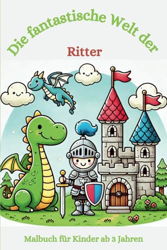 Malbuch: Die fantastische Welt der Ritter: Malbuch für Kinder, Ritter, Mittelalter, Tapferkeit (Die fantastischen Malbücher von Fridays Wonderland) von Independently published