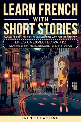 Learn French With Short Stories - Parallel French & English Vocabulary for Beginners. Life's Unexpected Paths: Clara's Empathetic Encounters in France von Alex Gibbons
