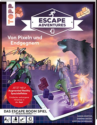 Escape Adventures AR – Augmented Reality. Von Pixeln und Endgegnern: Das ultimative Escape-Room-Erlebnis mit AR-Rätseln für 1-4 Spieler. Schwierigkeitsgrad Mittel. 120 Minuten Spielzeit Escape Adventures AR – Augmented Reality. Von Pixeln und Endgegnern: Das ultimative Escape-Room-Erlebnis mit AR-Rätseln für 1-4 Spieler. Schwierigkeitsgrad Mittel. 120 Minuten Spielzeit