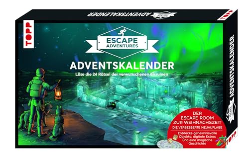 Escape Adventures Adventskalender – Die verwunschenen Eisruinen: Rätsel für 24 Tage – mit geheimnisvollen Objekten und digitalen Extras – ab 10 Jahren – verbesserte Neuauflage
