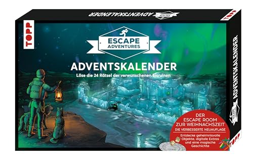 Escape Adventures Adventskalender – Die verwunschenen Eisruinen: Rätsel für 24 Tage – mit geheimnisvollen Objekten und digitalen Extras – ab 10 Jahren – verbesserte Neuauflage