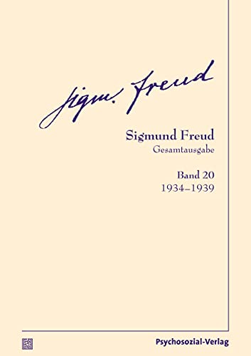 Gesamtausgabe (SFG), Band 20: 1934–1939 (Bibliothek der Psychoanalyse)