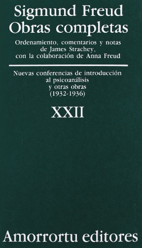 Obras completas Vol.XXII: Nuevas conferencias de introducción al psicoanálisis, y otras obras (1932-1936) (Obras Completas de Sigmund Freud) von Amorrortu Editores EspaÃ±a SL