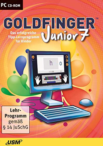 Goldfinger Junior 7: Das unterhaltsame Tipp-Lernprogramm für Kinder von United Soft Media