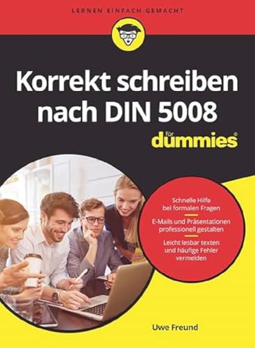 Korrekt schreiben nach DIN 5008 für Dummies von Wiley