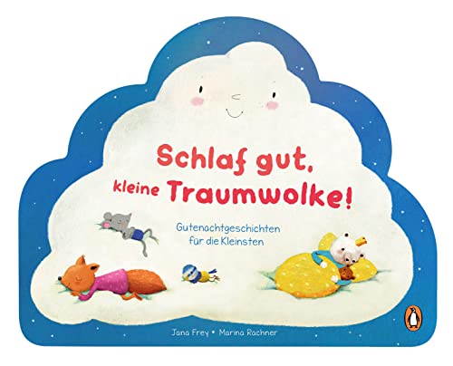 Schlaf gut mit der kleinen Traumwolke - Gutenachtgeschichten: Pappbilderbuch mit 9 Gute-Nacht-Geschichten ab 2 Jahren – mit attraktiver Stanzung in Wolkenform Schlaf gut mit der kleinen Traumwolke - Gutenachtgeschichten: Pappbilderbuch mit 9 Gute-Nacht-Geschichten ab 2 Jahren – mit attraktiver Stanzung in Wolkenform